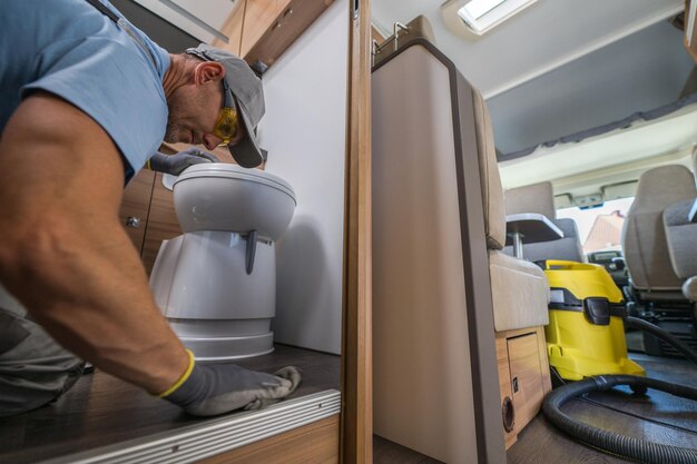 Interior Caravan Cleaning